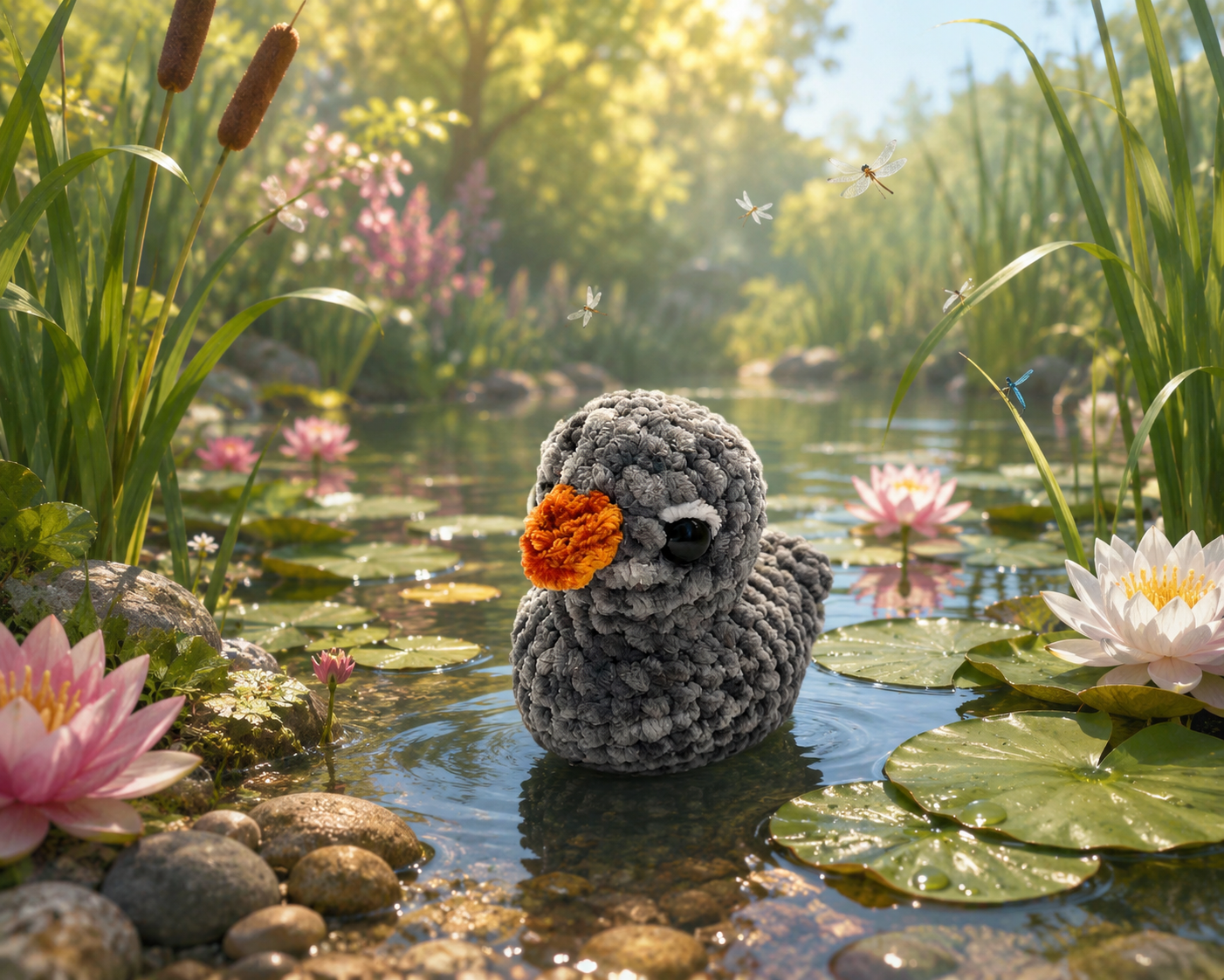 Pebble the Rubber Duck
