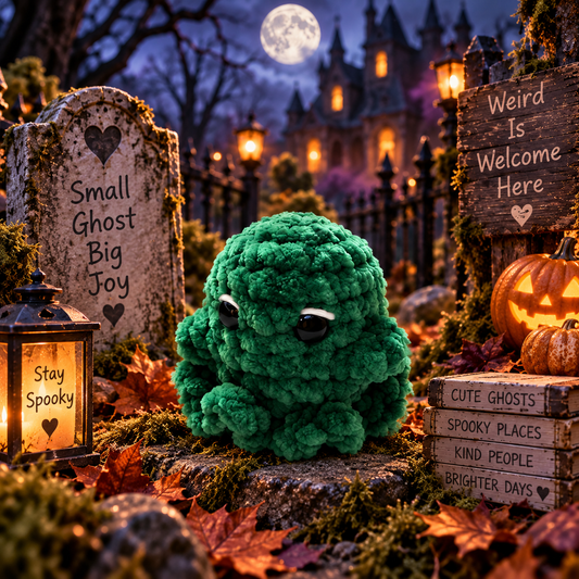 Green Little Ghost