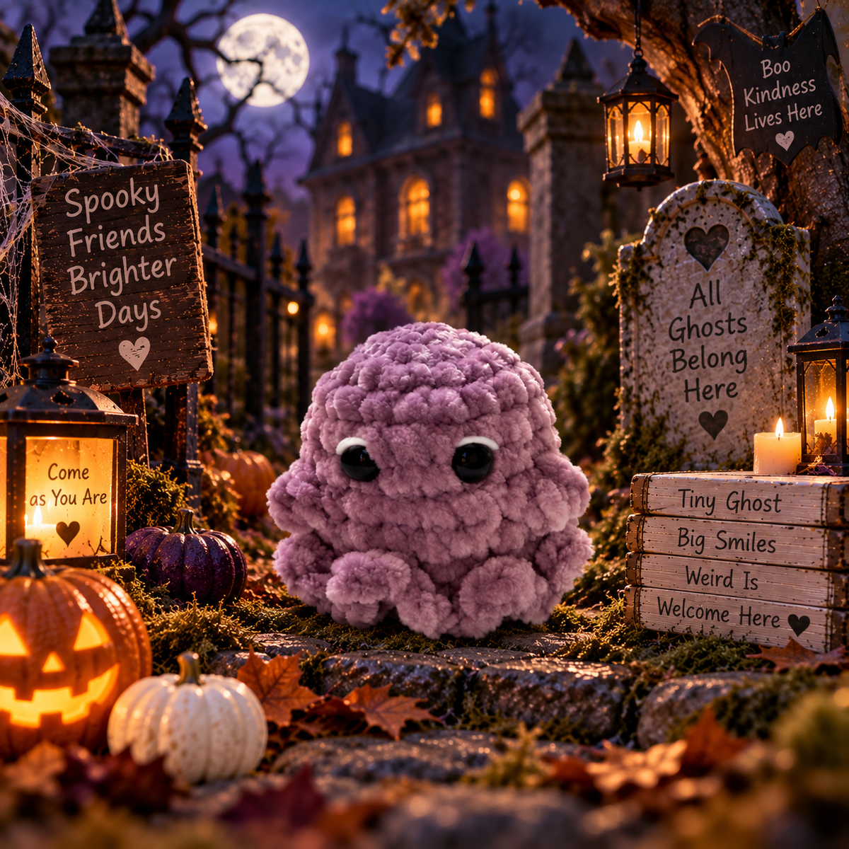 Light Purple Little Ghost