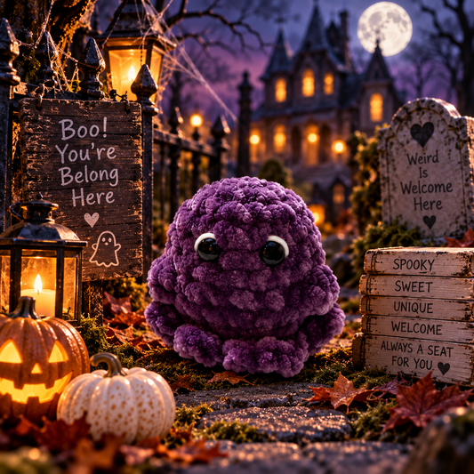 Purple Little Ghost